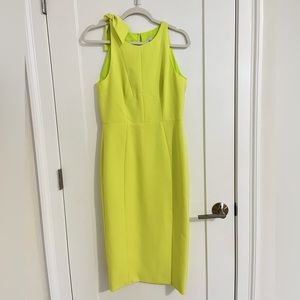 Milly sleeveless lime dress
